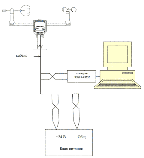 Схема подключения ДВЭС-2