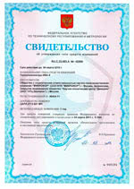 ИВА-6АР. Свидетельство об утверждении типа средств измерений для РФ